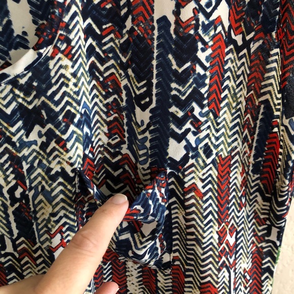 Anthropologie geometric sleeveless blouse, medium - Picture 2 of 6
